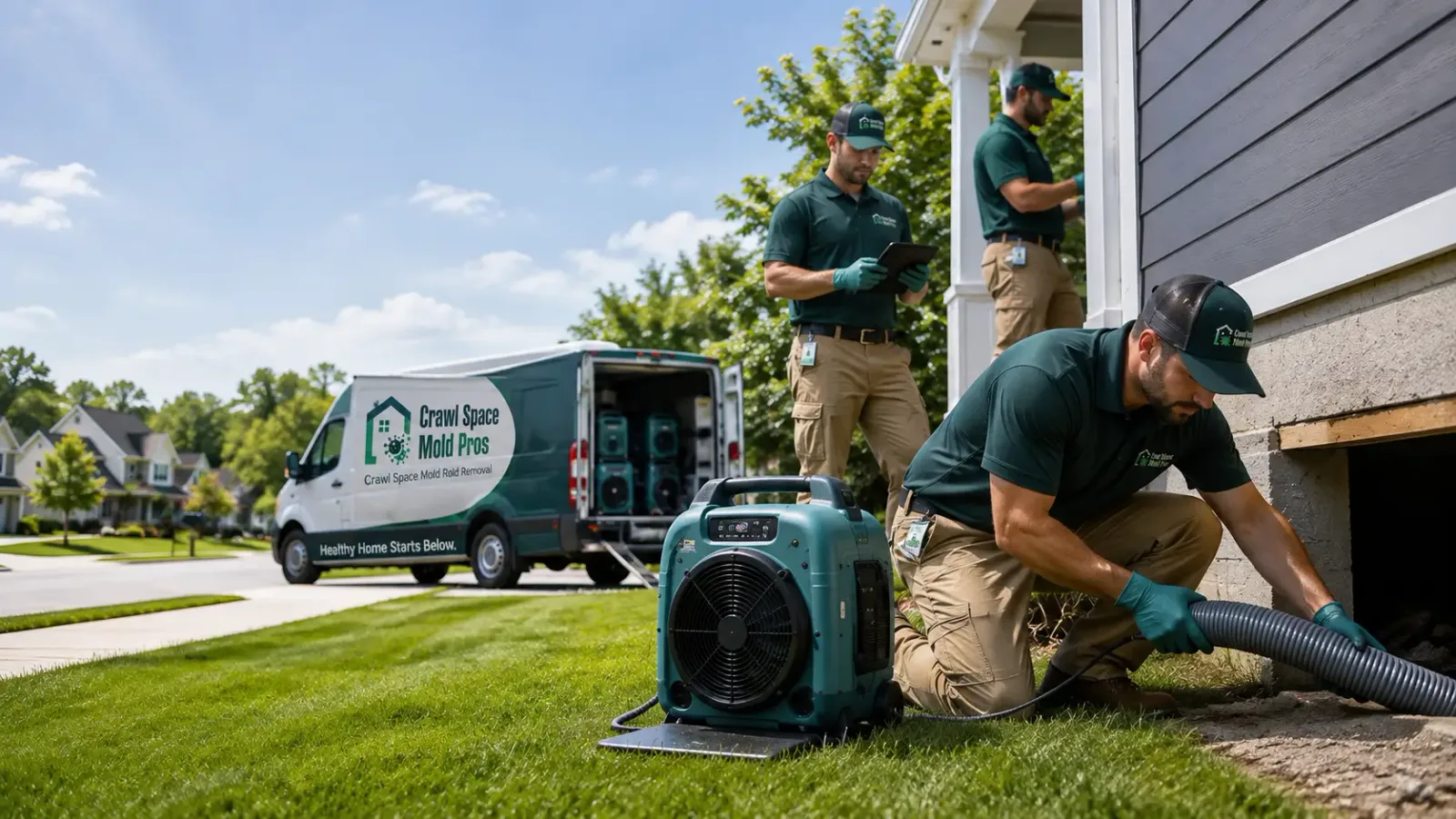 Crawl Space Mold Removal in Midvale, UT